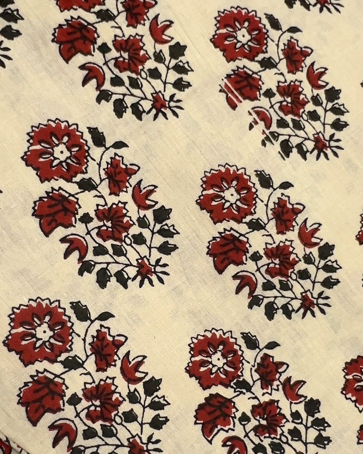 Tawny Brown Handblock Suit Set