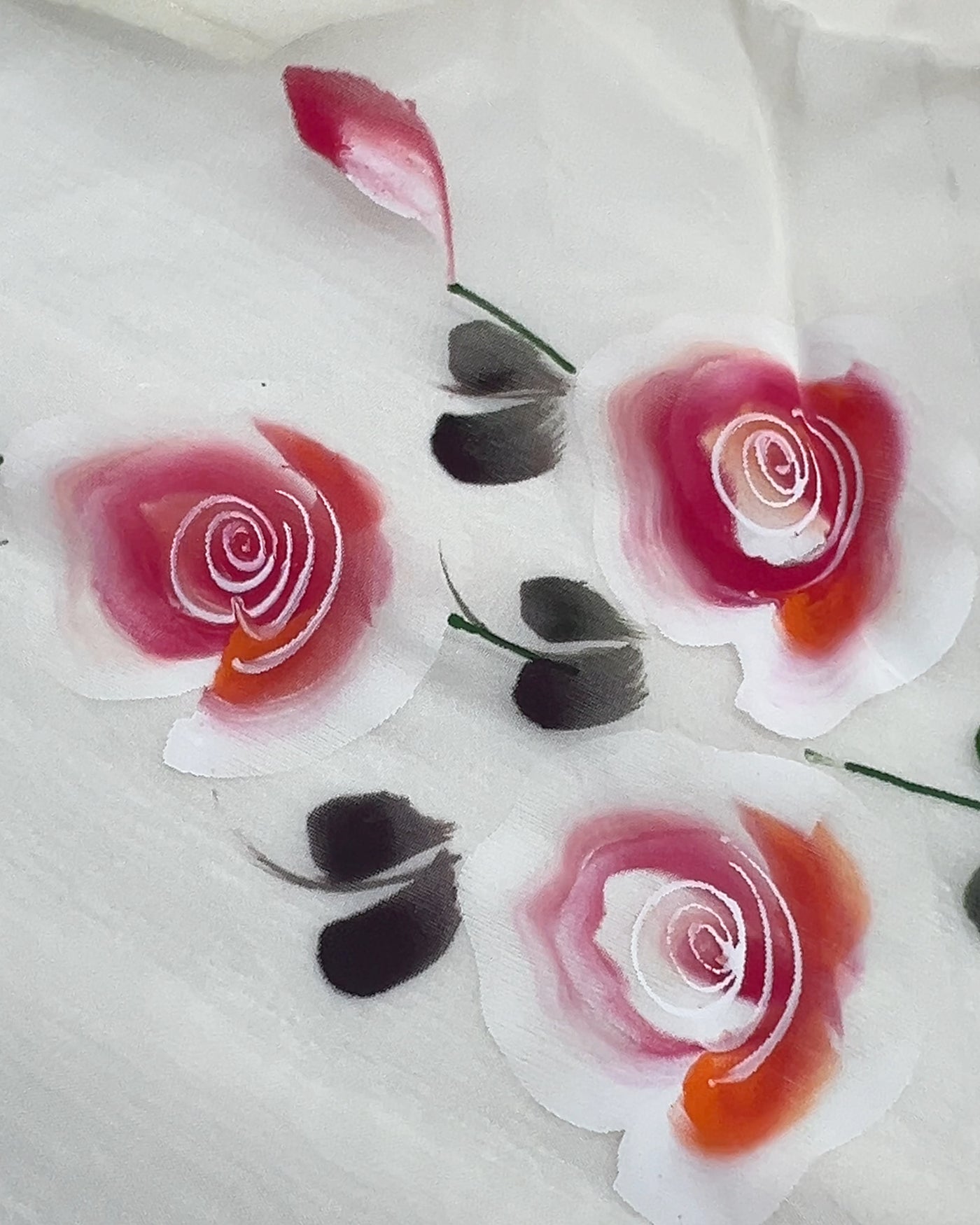 Cream Valeria Handpainted Suit Set