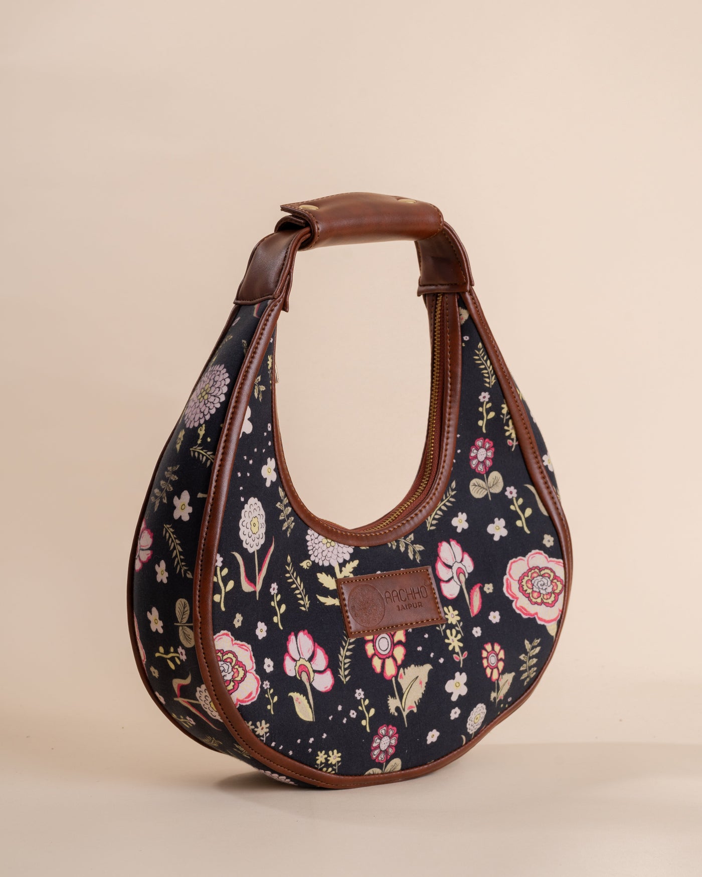 Dune Black Half Moon Bag