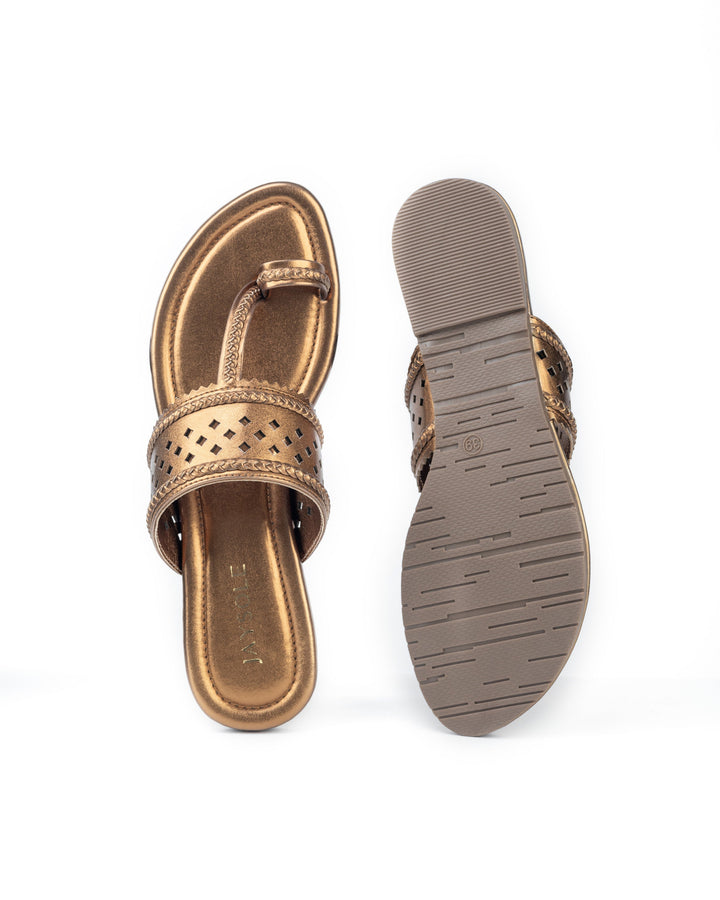 Tanya Copper Kolha Flats