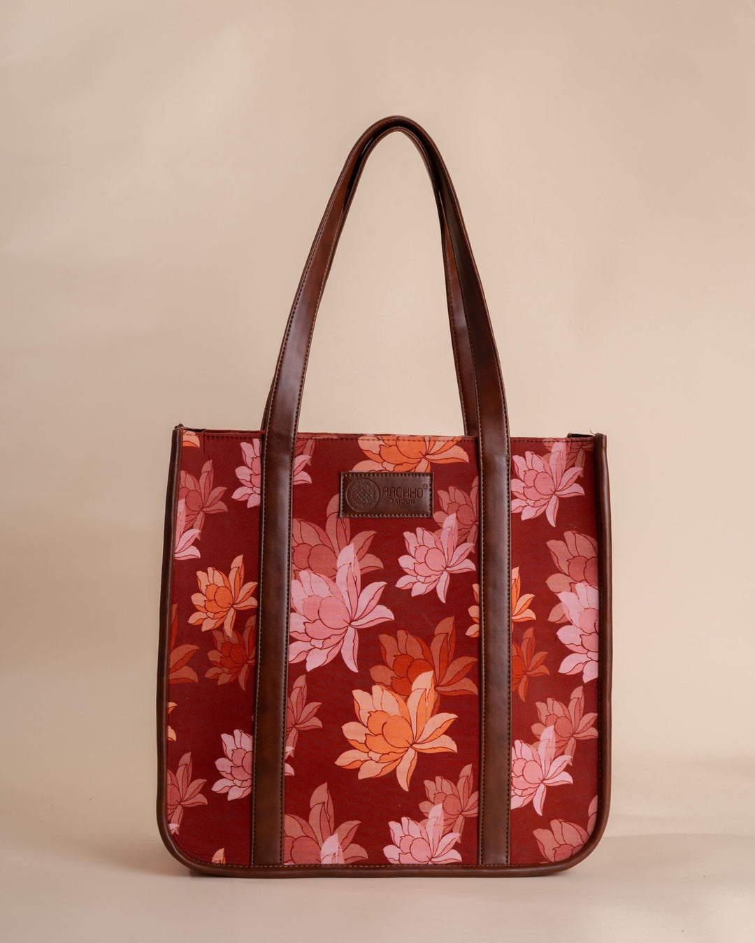 Rust &amp; Rose MaroonTote Bag