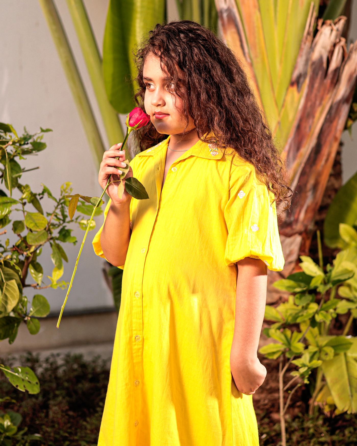Honey Bee Yellow Cotton Coord Set
