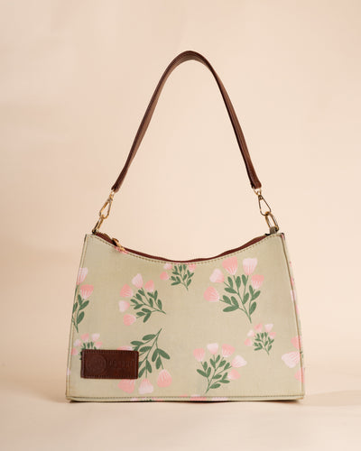 Oriental Green Baguette Bag