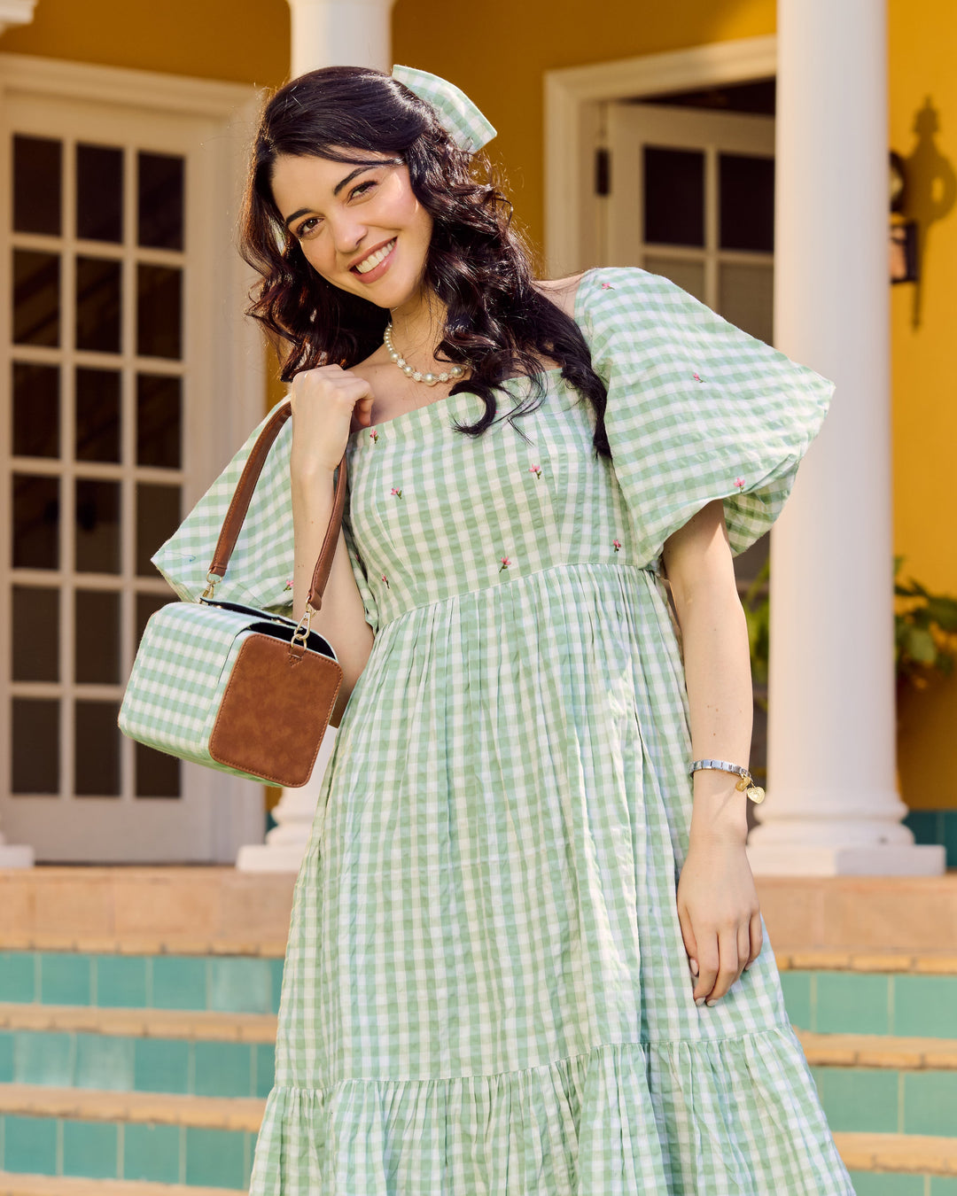 Sereya Sage Satchel Bag