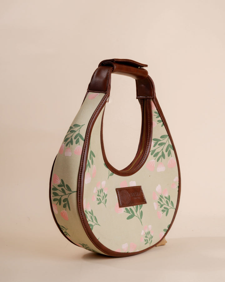 Buttercup Bliss Green Half Moon Bag