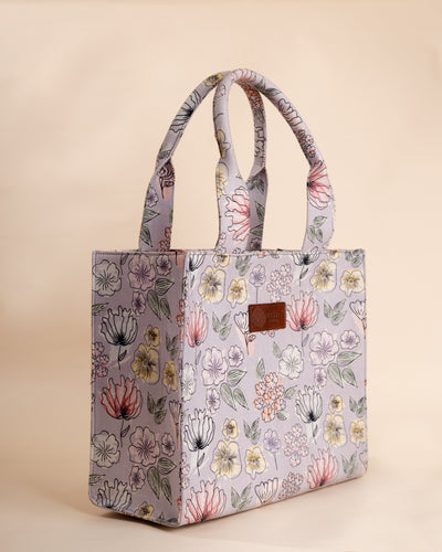 Whimsical Lilac Tote Bag