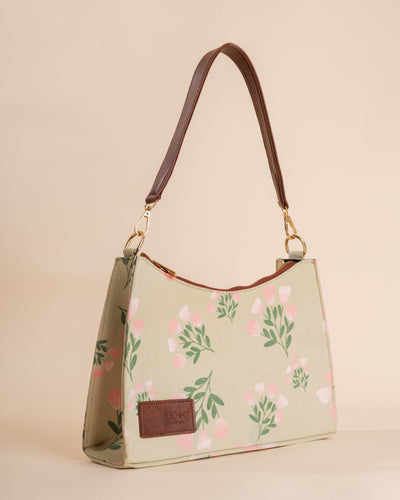 Oriental Green Baguette Bag
