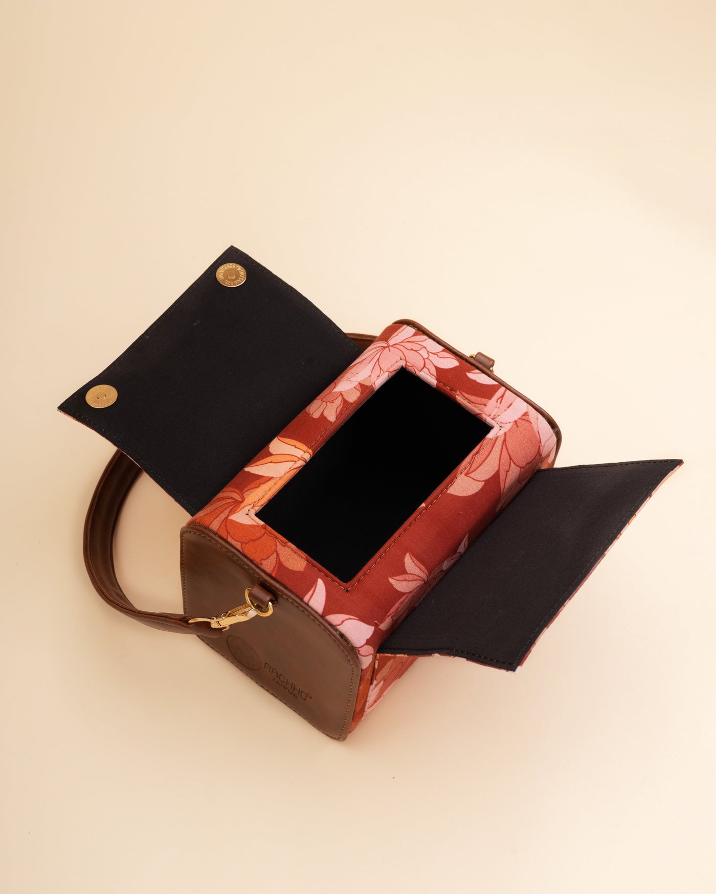 Rosalie Retro Maroon Satchel Bag