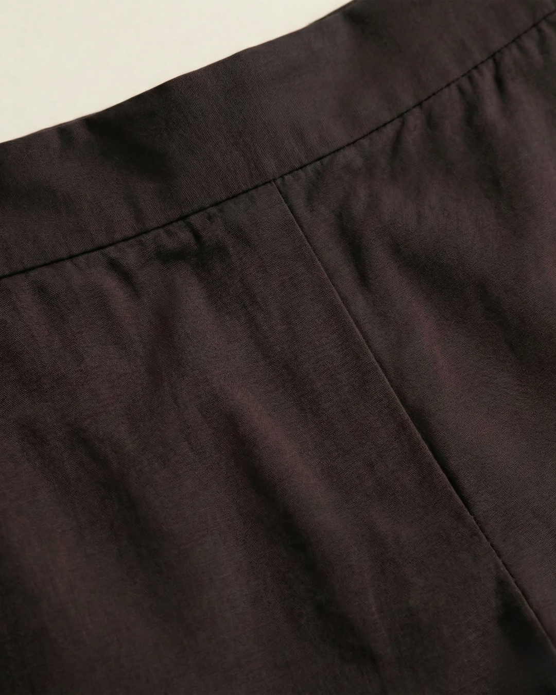 Soni Black Cotton Straight Pants