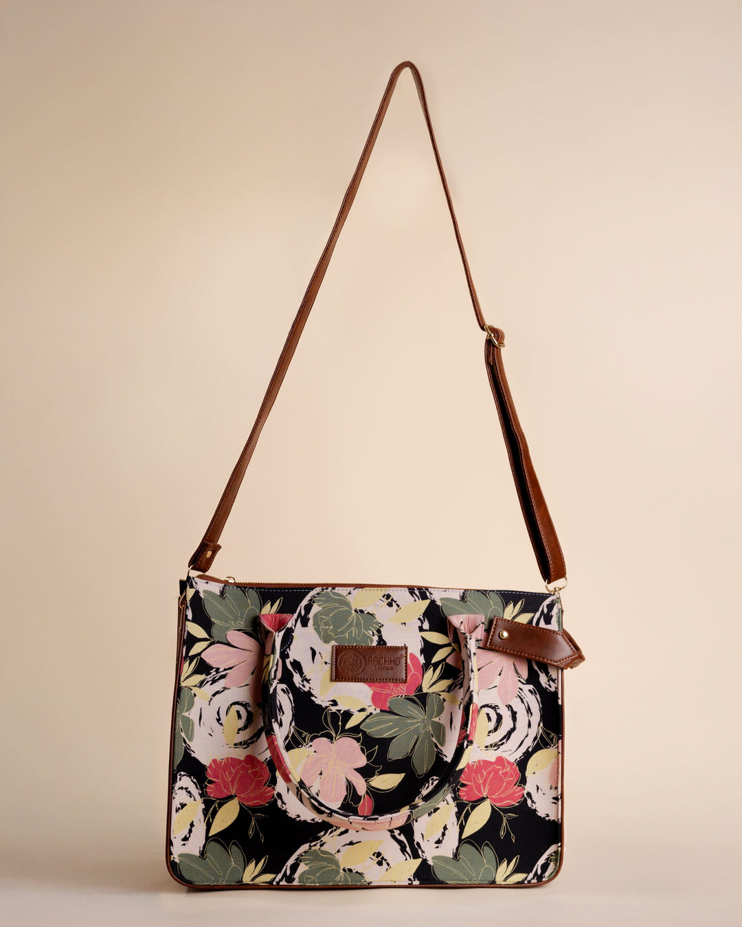Poppy Pop Black Shoulder Bag
