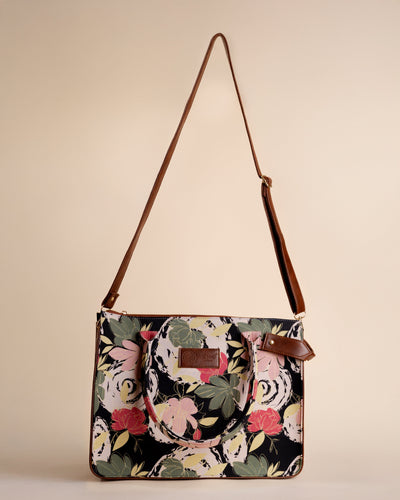 Poppy Pop Black Shoulder Bag