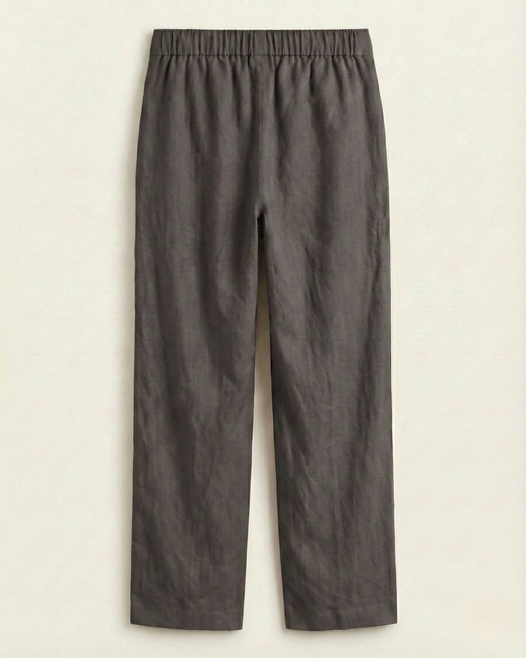 Fiza Dark Gray Cotton Straight Pants