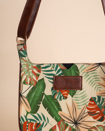 Fescue Cream Sling Bag