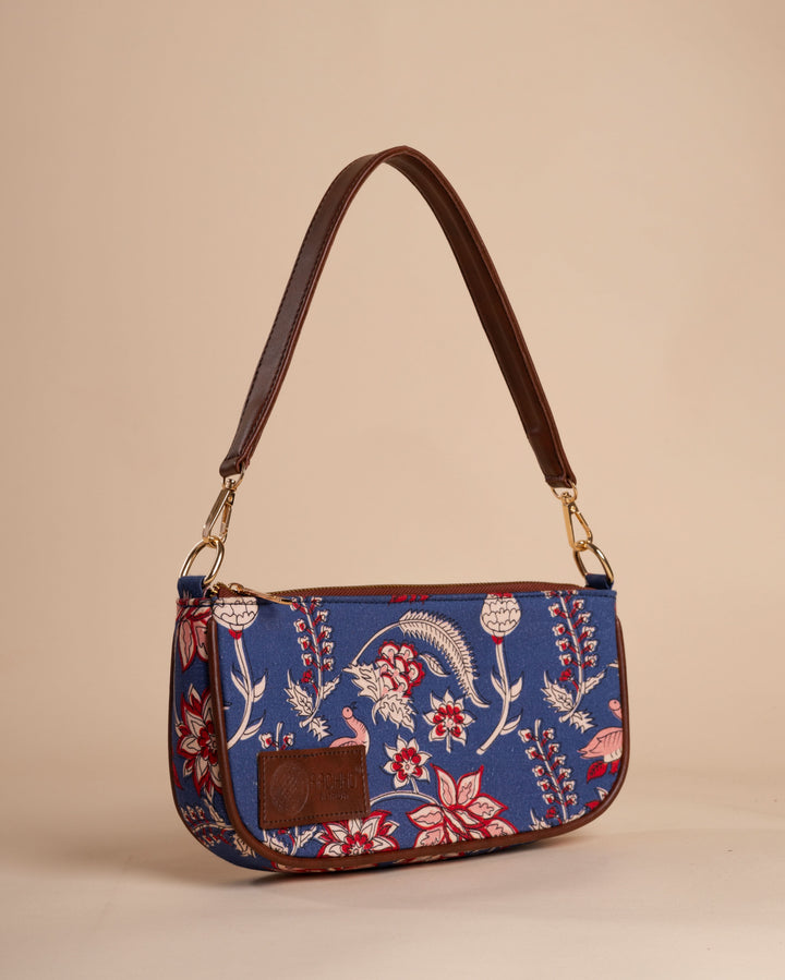 Maranta Blue Baguette Bag