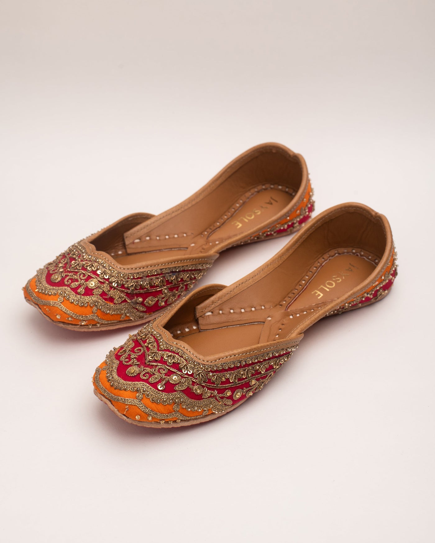 Mehfil Pink Handcrafted Jutti