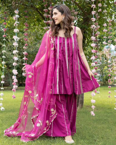 Injila Gotapatti Sharara Set