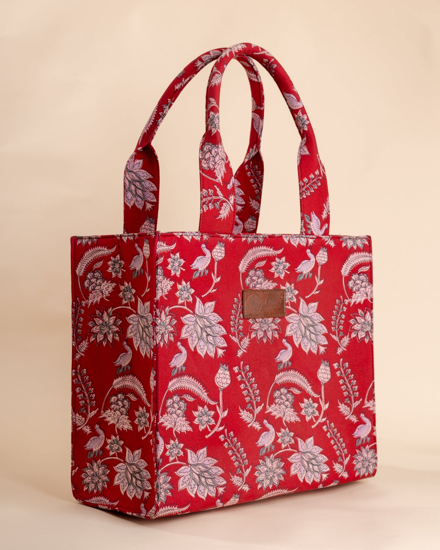 Ember Red Tote Bag