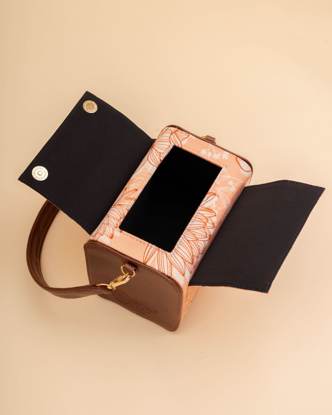 Lunaria Peach Satchel Bag