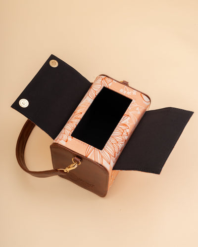 Lunaria Peach Satchel Bag