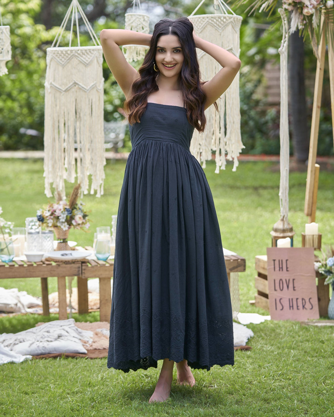blue princess polly dress Clemence Mini | Navy | Womens catching back cutout. LMM21442 Sophisticated Hour Black Lace Size:40W/32L