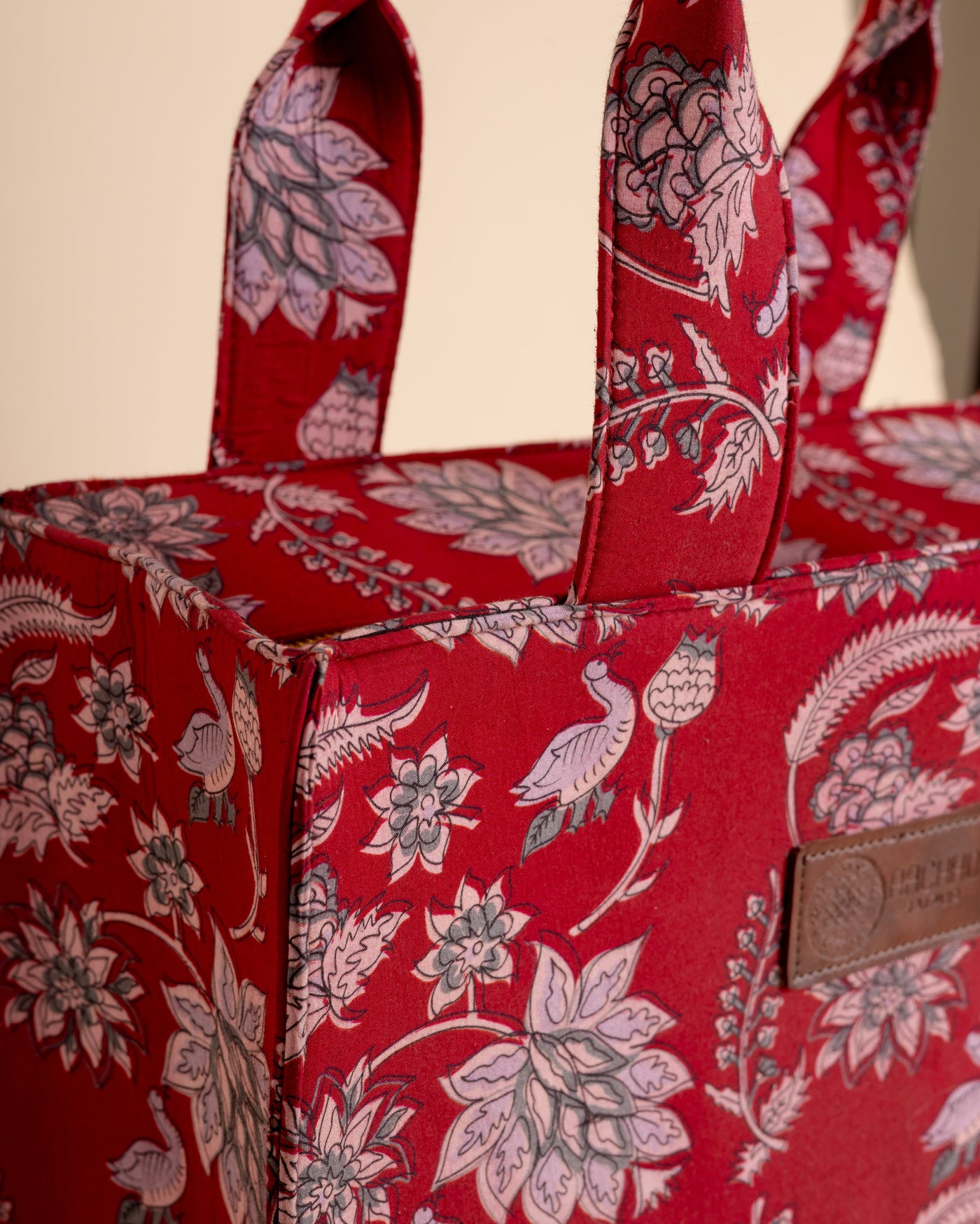 Ember Red Tote Bag