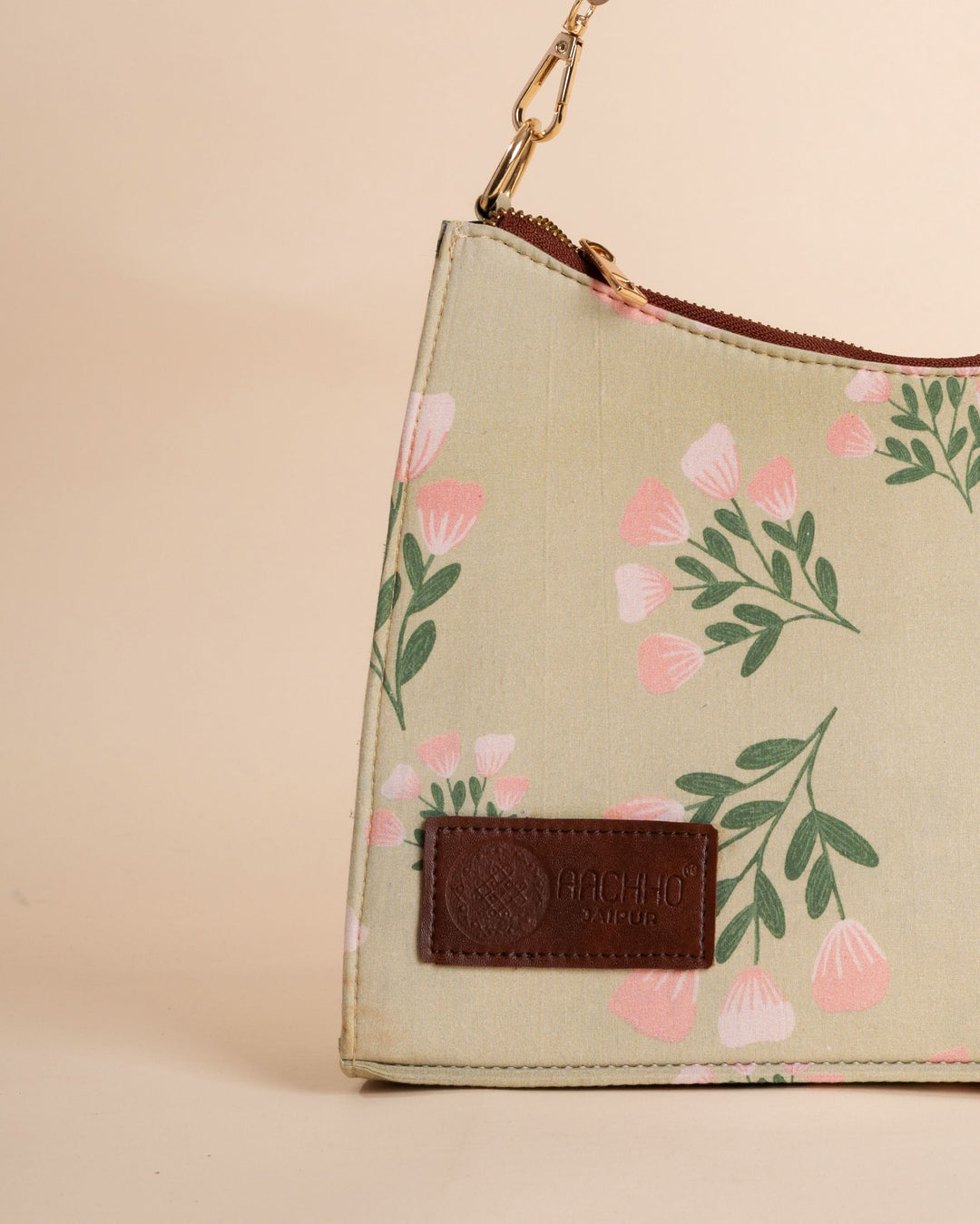 Oriental Green Baguette Bag