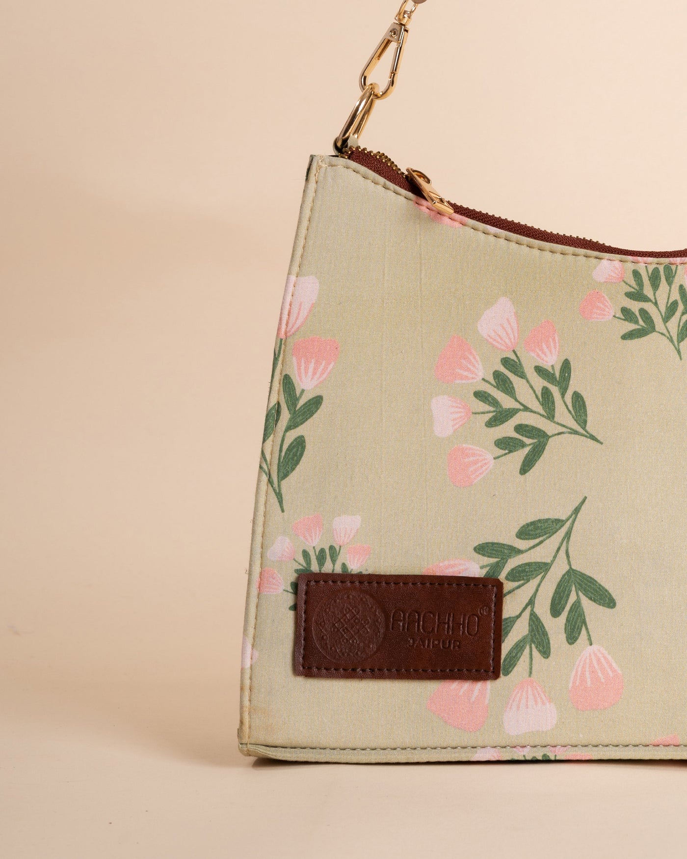 Oriental Green Baguette Bag