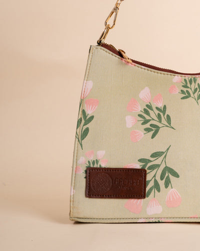 Oriental Green Baguette Bag