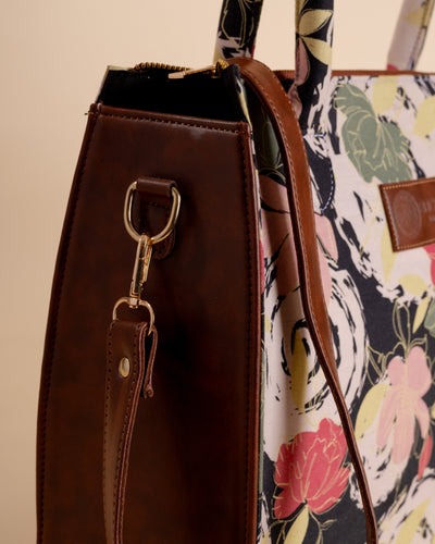 Poppy Pop Black Shoulder Bag