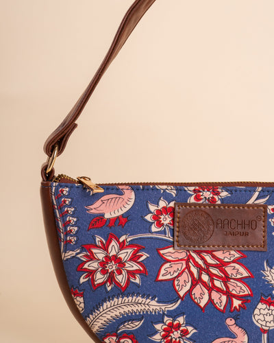 Bloomveil Blue Fanny Bag