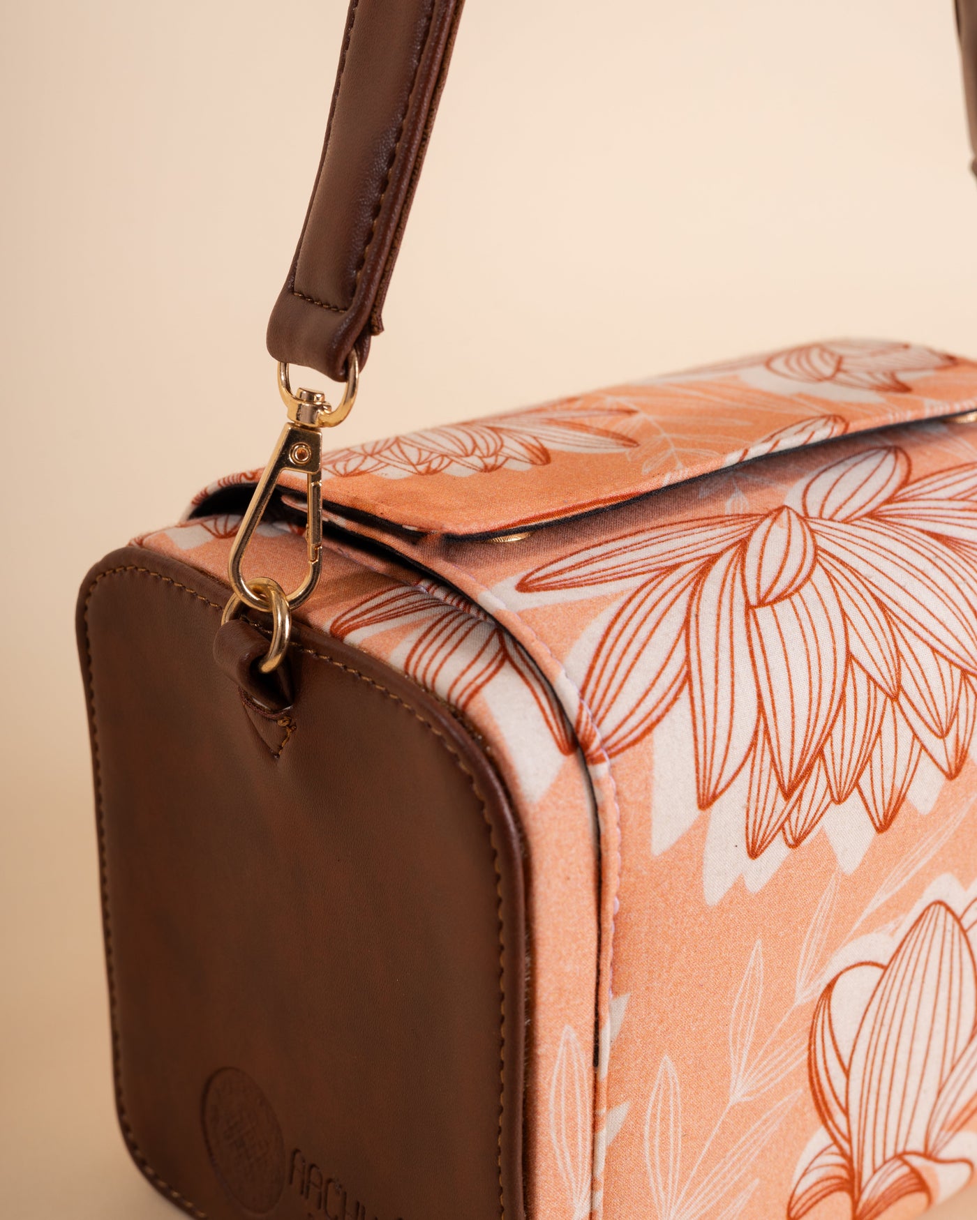 Lunaria Peach Satchel Bag