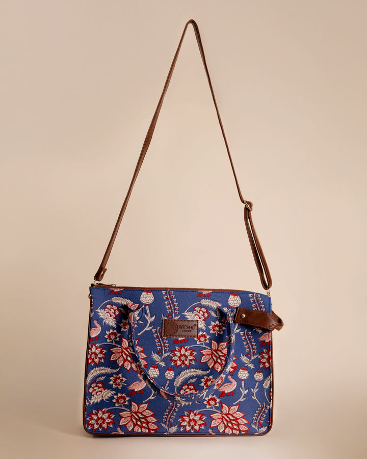 Orya Blue Shoulder Bag