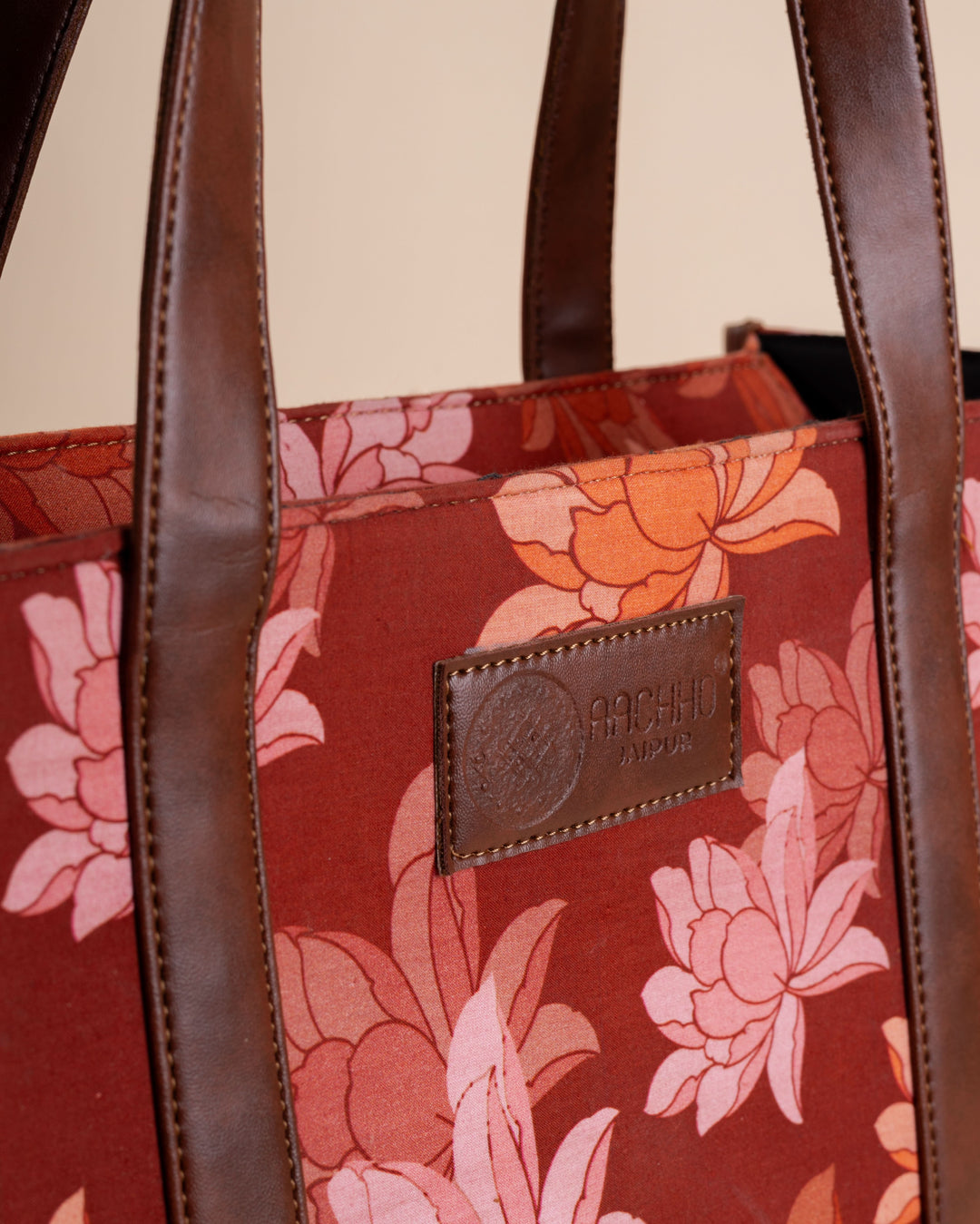 Rust &amp; Rose MaroonTote Bag