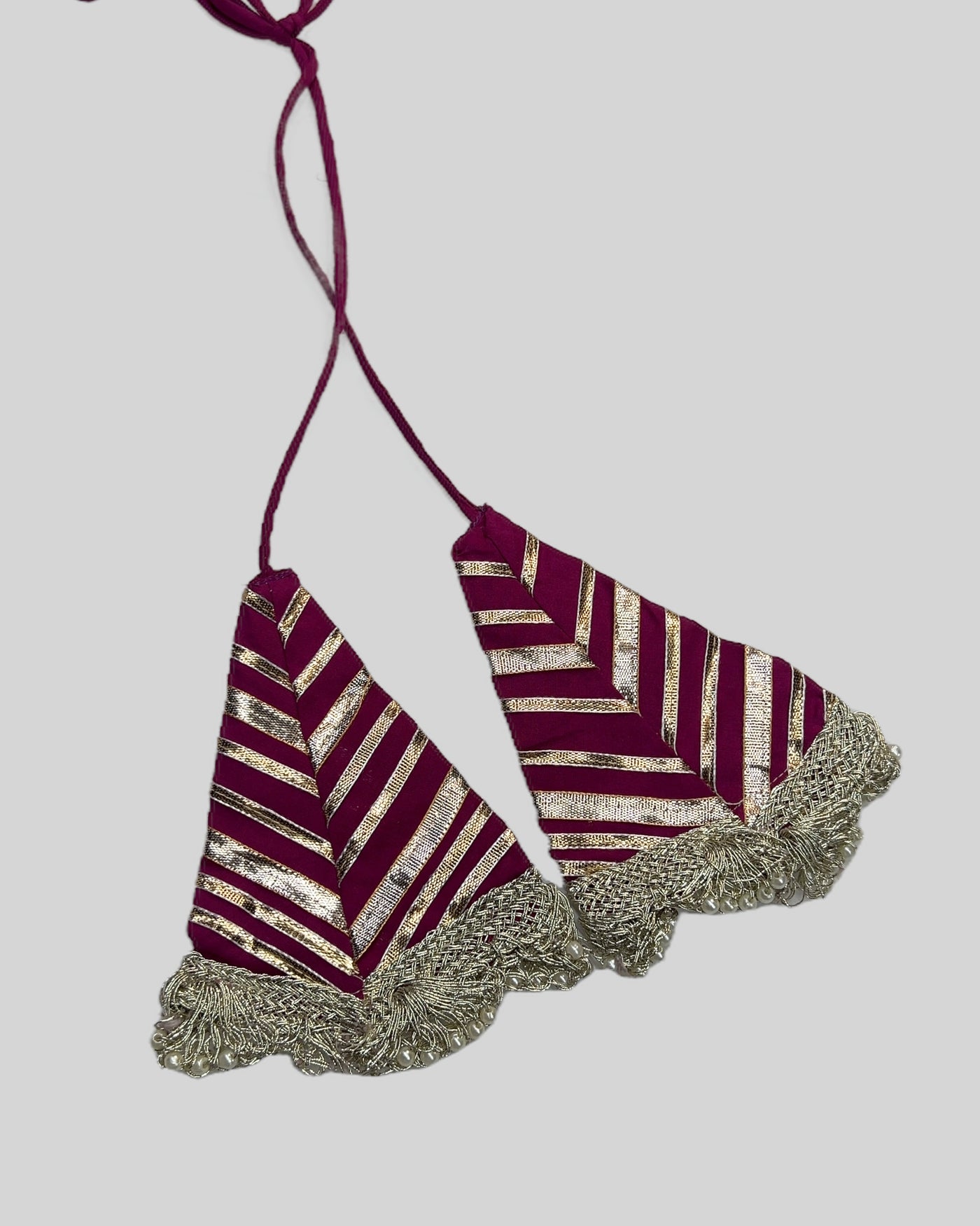 Sparkling Purple Gotapatti Suit Set