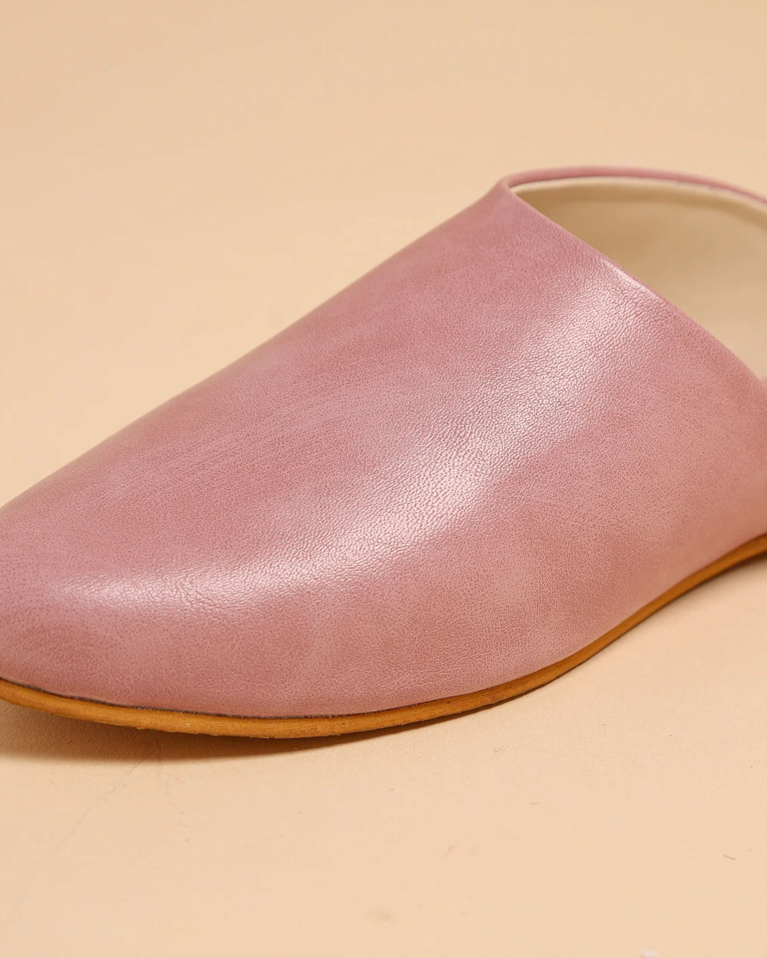 Cradle Pink Leather Mules