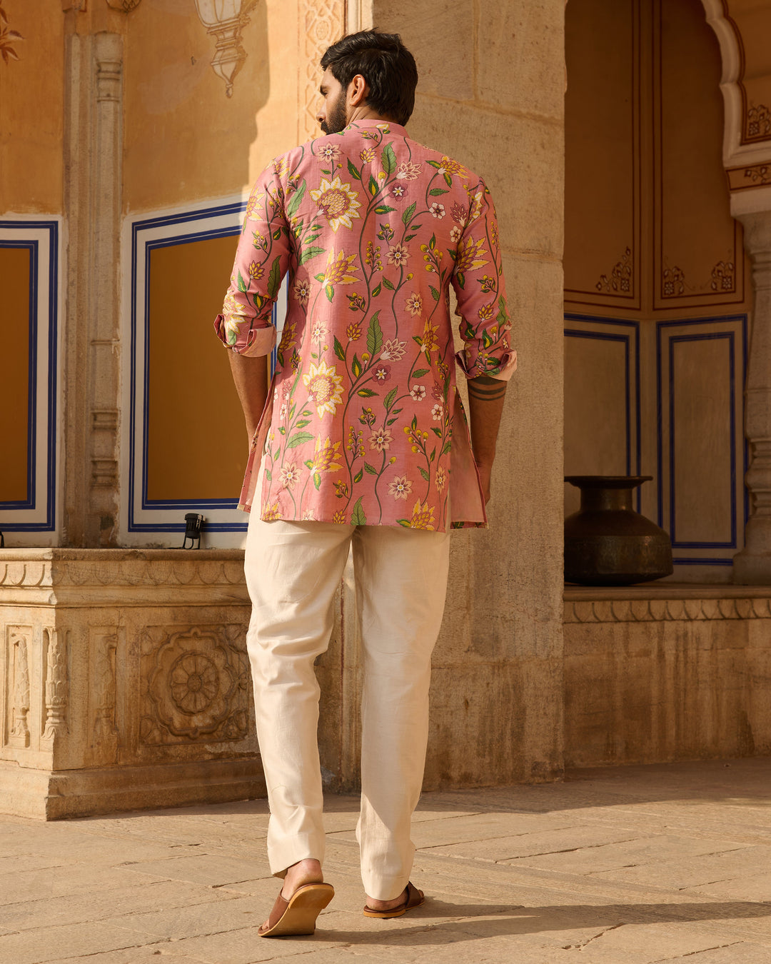 Neil Peach Printed Chanderi Kurta