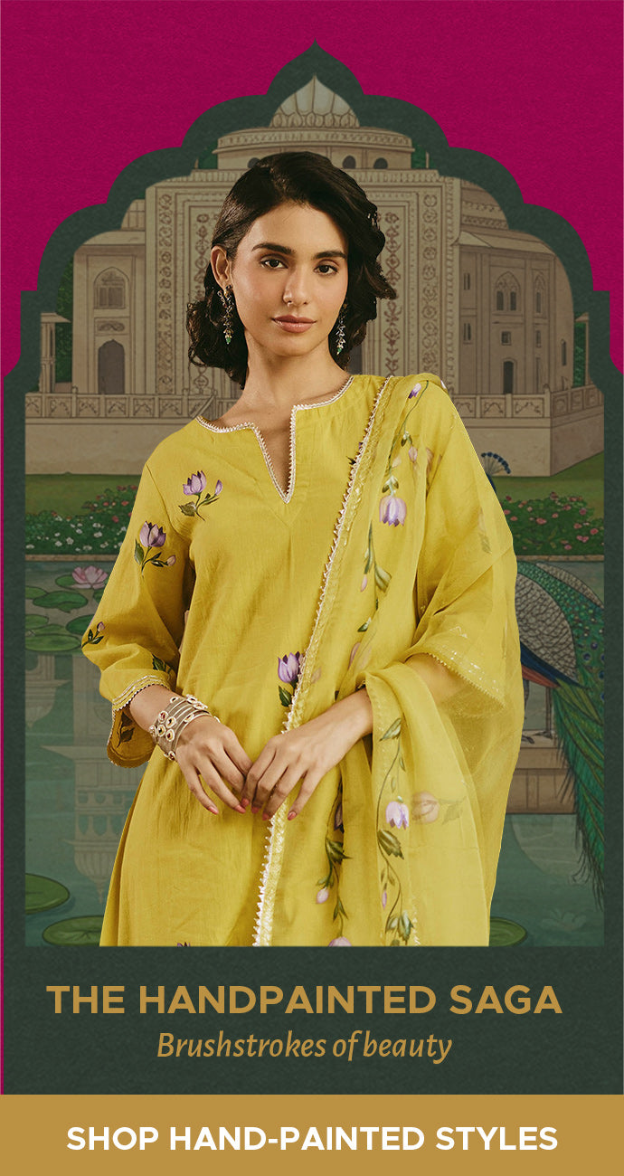 Handpainted Suit Set