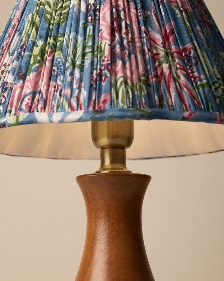 Flower Fairy Handblock Scallop Lampshade