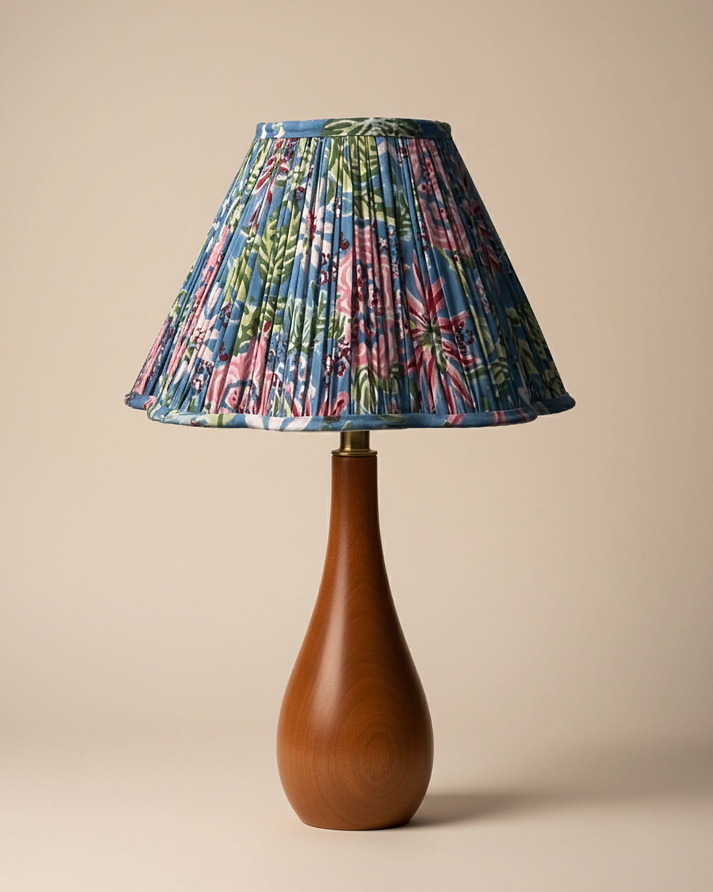 Flower Fairy Handblock Scallop Lampshade