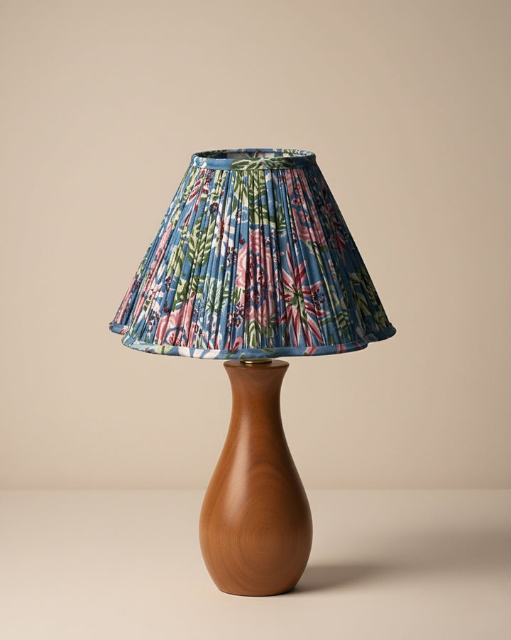Flower Fairy Handblock Scallop Lampshade