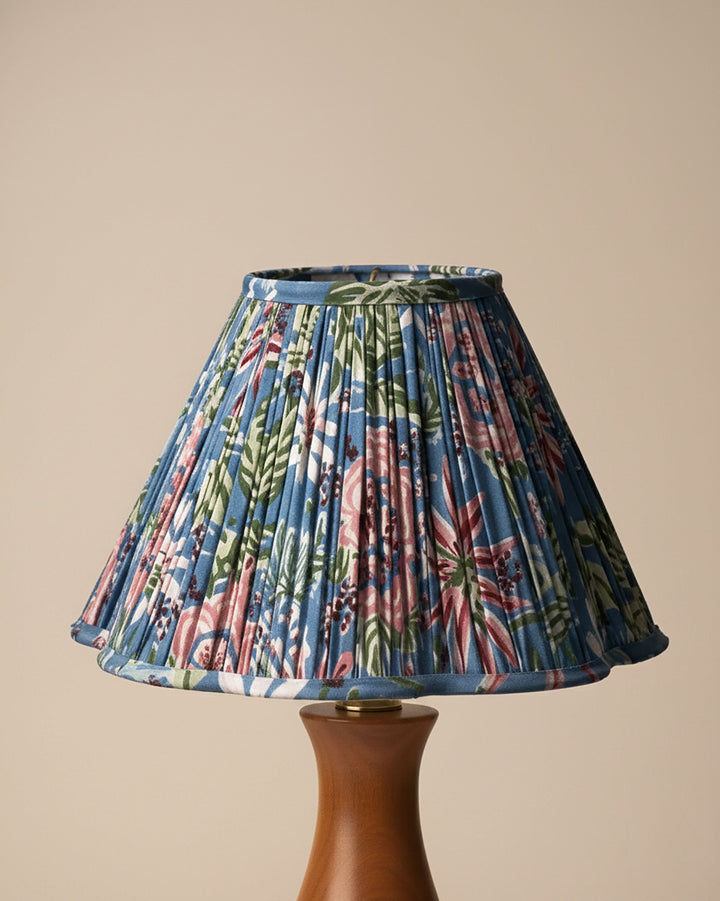 Flower Fairy Handblock Scallop Lampshade