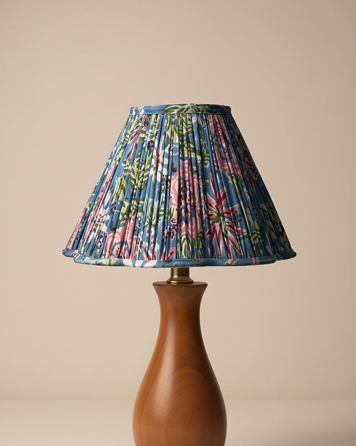 Flower Fairy Handblock Scallop Lampshade