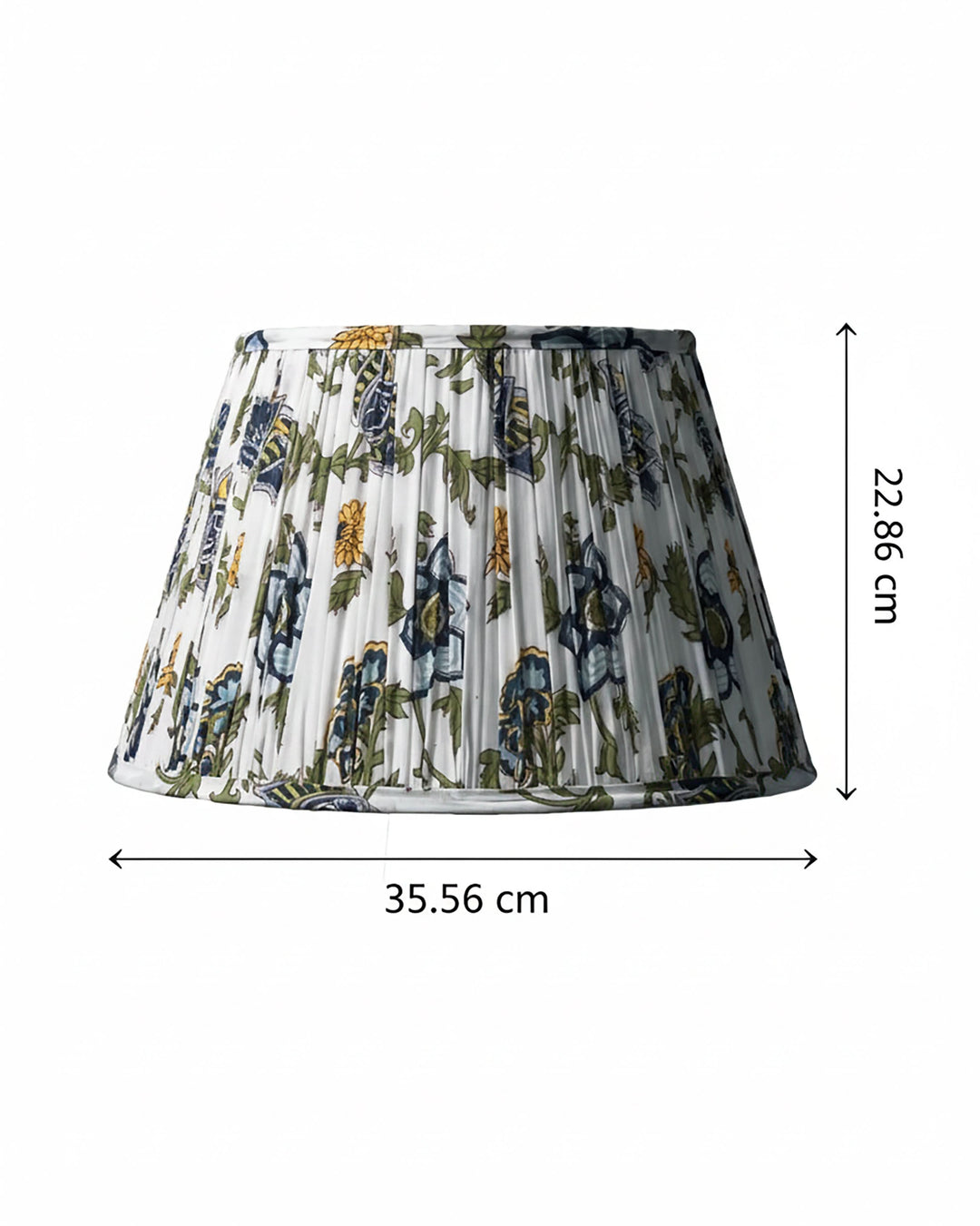Wing White Handblock Circular Lampshade