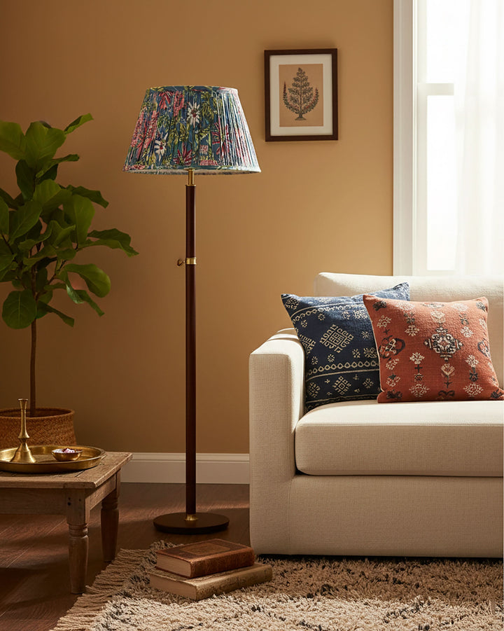 Flower Fairy Handblock Circular Lampshade