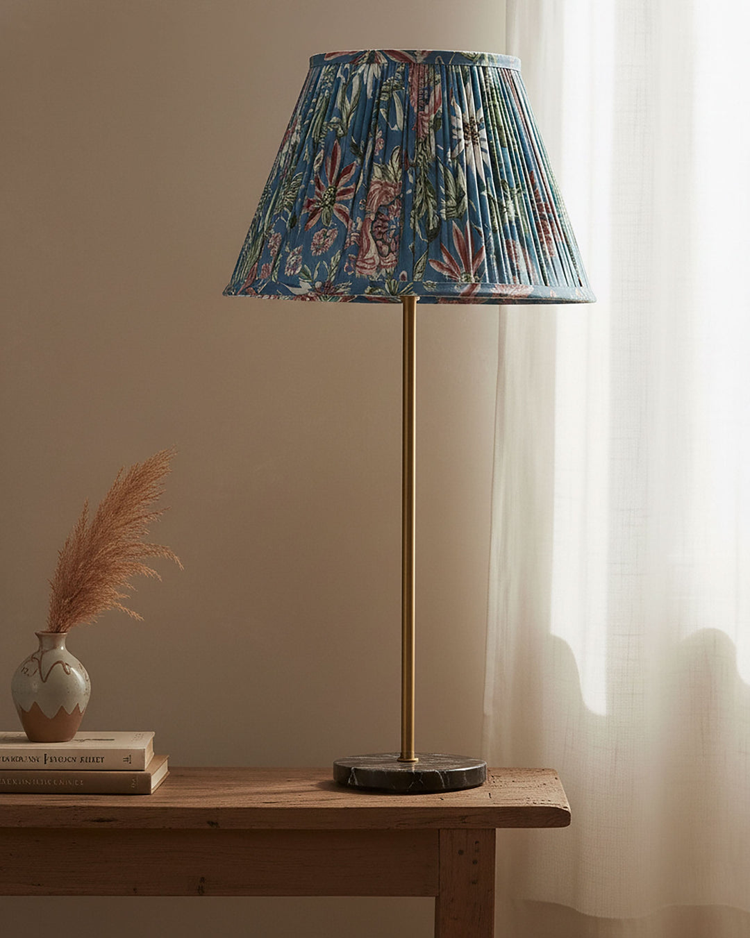 Flower Fairy Handblock Circular Lampshade
