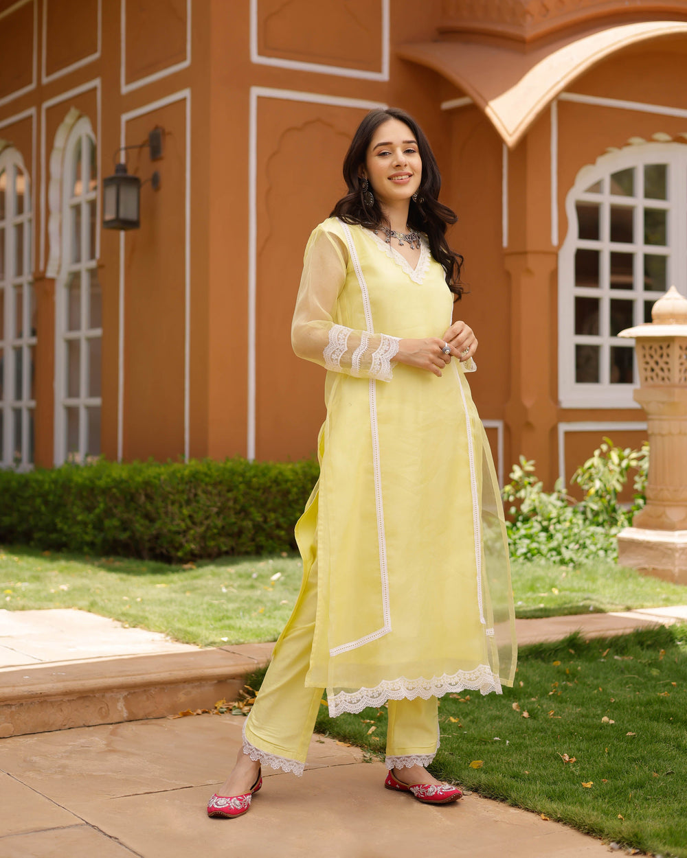 Organza churidar hot sale