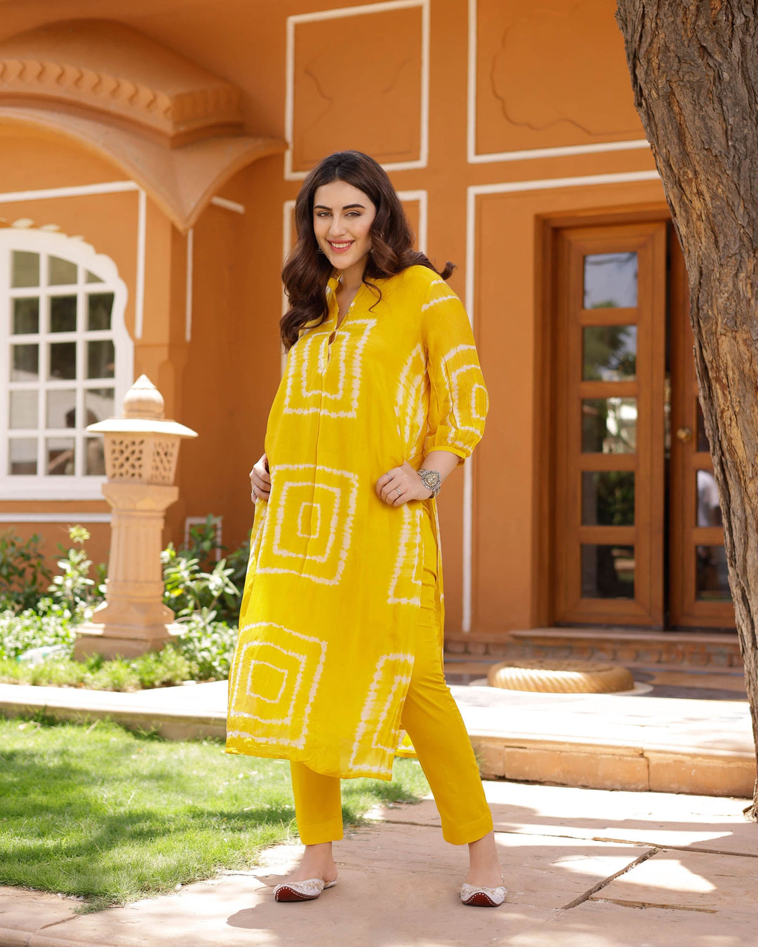 Chloe Silk Tie &amp; Dye Kurta Set