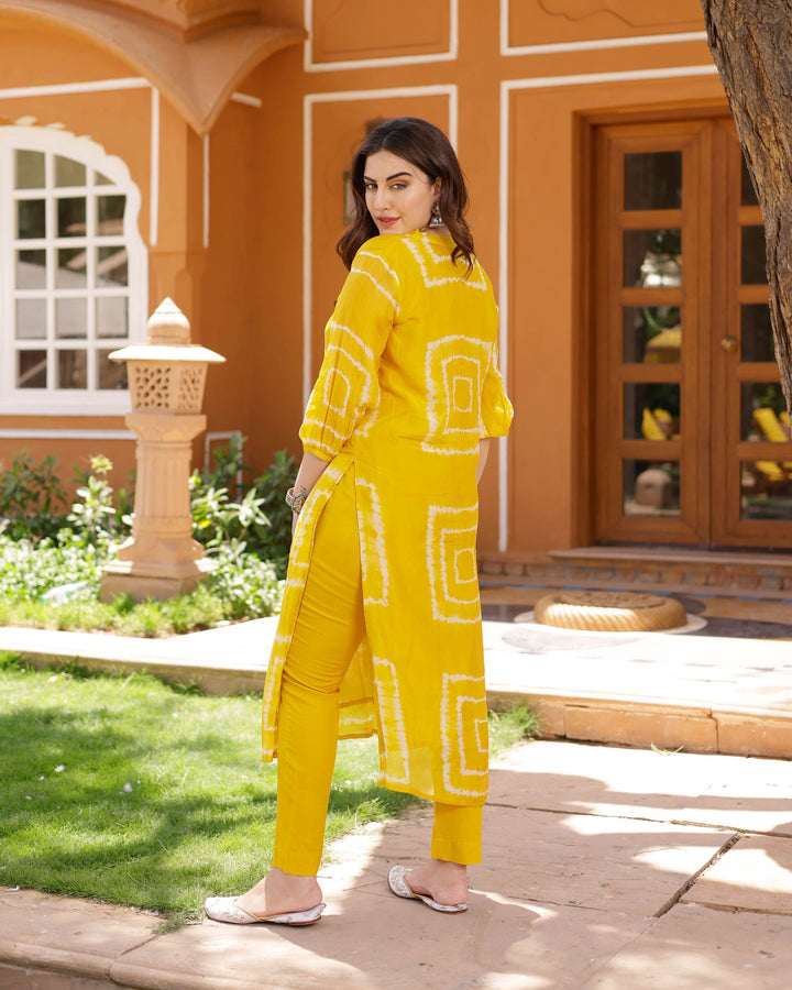 Chloe Silk Tie &amp; Dye Kurta Set