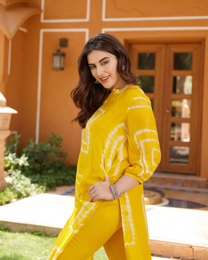 Chloe Silk Tie &amp; Dye Kurta Set