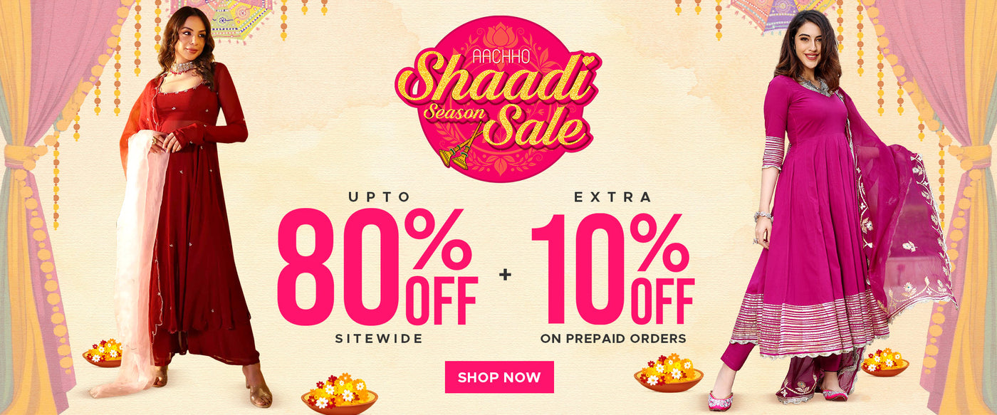 Aacho Ethnic Wear - Buy Indian Ethnic Wear for Women & Girls Online - Aachho